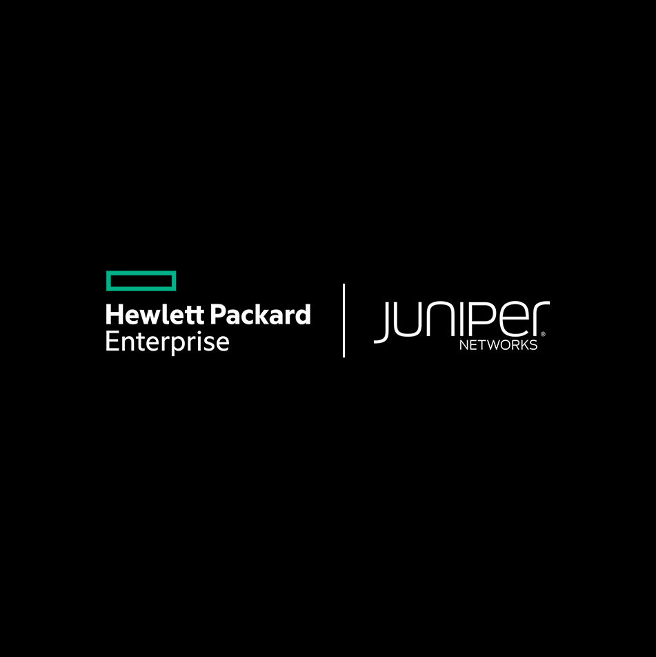 HPE and Juniper Networks Logos